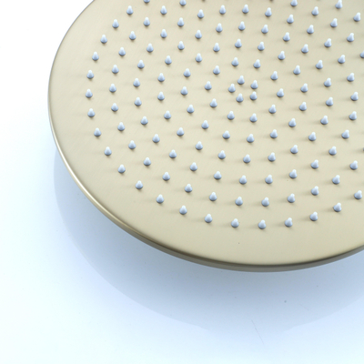 Fortifura Calvi Pomme de douche - 30cm - rond - 6mm - Laiton brossé PVD (doré)