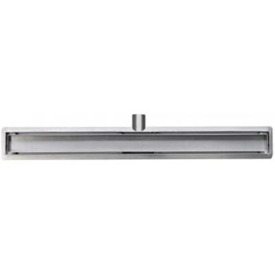 Wiesbaden Douchegoot met flens en tegelrooster 60 x 7 cm RVS