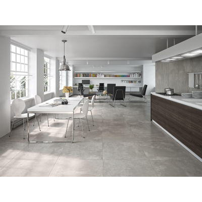Terravito Velaro carreau mural et de sol - 60x60cm - carré - 9mm - rectifié - aspect béton - pearl