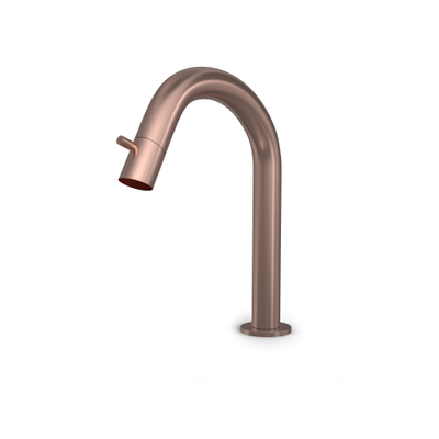 Hotbath Buddy Robinet de lave-mains - bec en U 11,8 cm - monotrou - cuivre brossé PVD
