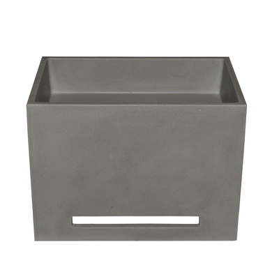 Ideavit IdeaWall fontein- 40x25x30cm - beton - handdoekhouder - antraciet