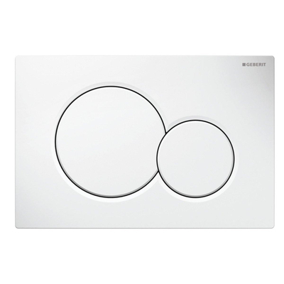 QeramiQ Dely Swirl Toiletset - 36.5x53cm - Geberit UP320 inbouwreservoir - 35mm zitting - witte sigma bedieningsplaat - ronde knoppen - mat zwart