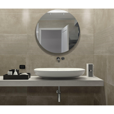 Terravito Davano carreau mural et de sol - 60x60cm - Carré - 9mm - rectifié - aspect béton - Loft taupe