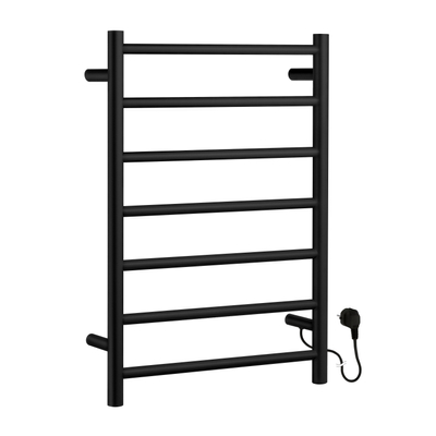 Smedbo Dry Handdoekradiator 50x68.9cm ophangen RVS Mat Zwart SHOWROOMMODEL
