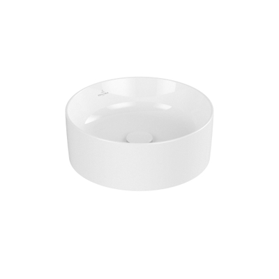 Villeroy & Boch Collaro vasque à poser - ronde Ø40cm - sans trop-plein sans trou de robinetterie blanc