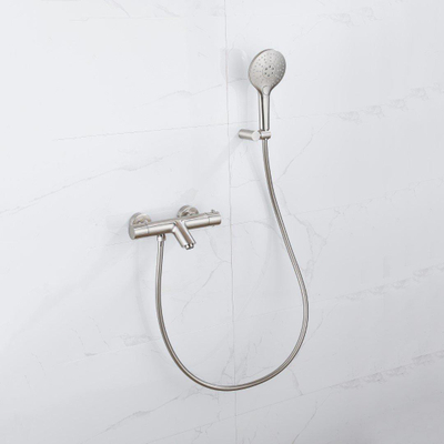 Fortifura Calvi flexible de douche 150cm - Lisse - Inox brossé PVD (inox)