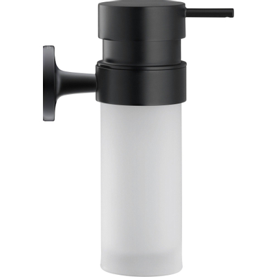 Duravit Starck T Zeepdispenser - 17.6x6cm - matglas - mat zwart