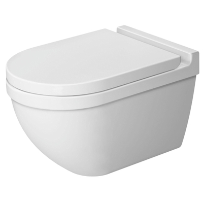 Duravit Starck 3 WC suspendu 54cm avec rebord de rinçage cuvette profonde blanc