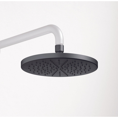 Hotbath Mate hoofddouche 30cm rond zwart mat OUTLETSTORE