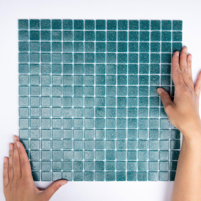 The Mosaic Factory Amsterdam mozaïektegel - 32x32cm - 4mm - vierkant - mat blue