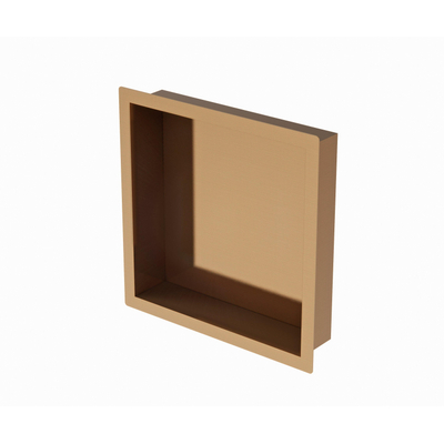 Fortifura Galeria Inbouwnis - 30x30x7cm - PVD - geborsteld koper