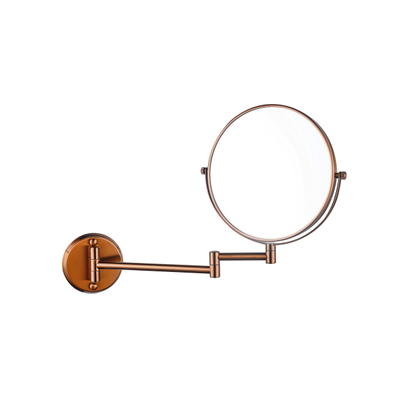 Fortifura Calvi make-up spiegel - 20cm - rond - PVD - geborsteld koper