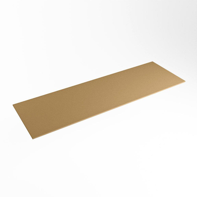 Mondiaz TOP 41 Topblad - 130x41x0.9cm - geschikt voor afdekplaat - Solid surface - Oro