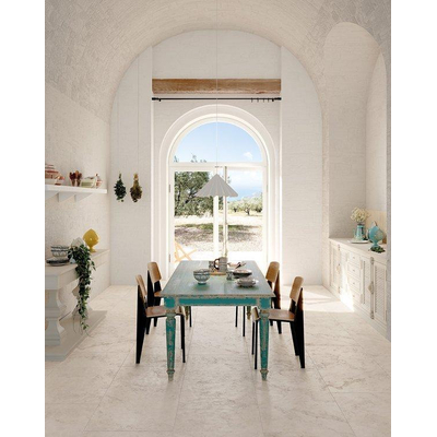 SAMPLE Terravito Favella Keramische wand- en vloertegel - 60x60cm - 9.0mm - gerectificeerd - Bianco