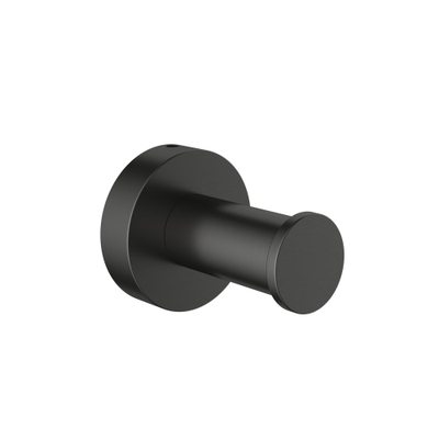 Hotbath Cobber Haak - rond - mat zwart PVD