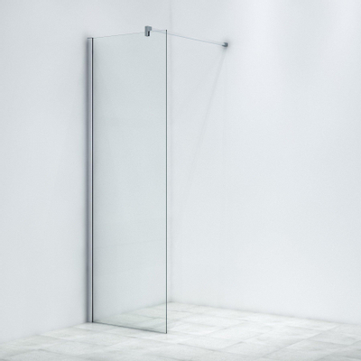 AKTIE inloopdouche 70x200cm 8mm veiligheidsglas anti kalk chroom