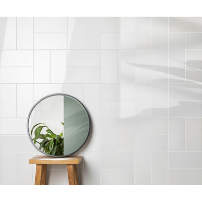 Ceralto Quercio Plus Carrelage mural - 14.7x14.7cm - 7.0mm - blanc brillant