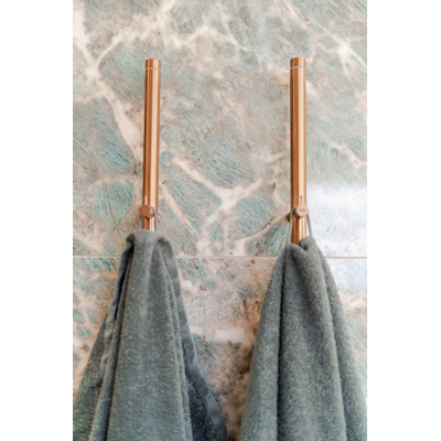 Instamat Jay Radiateur électrique sèche-serviettes Hauteur 172cm 29Watt Bronze brossé