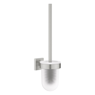 GROHE Start Cube Porte-brosse de toilette - montage mural - carré - ouvert - super acier