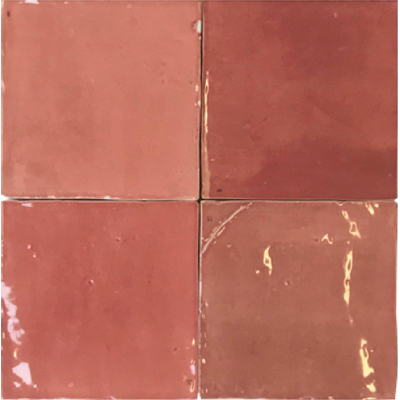 Vtwonen Craft Carreau mural - 13x13cm - 12mm - éclat blanc - Brillance Blusher (rose)