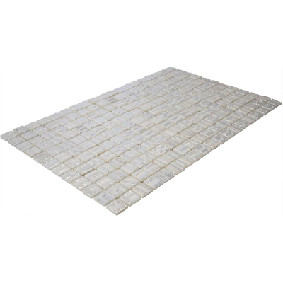 La mosaïque Mosaic Factory Valencia - 32,8x51,8cm - Carreau mural - carré - 3D Icy Pearl