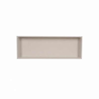FugaFlow Eccelente Acces Nis Opbouw - 30x90x10cm - solid surface - beige mat