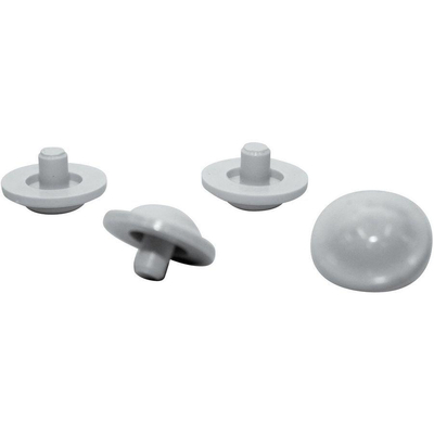 Geberit Ensemble universel de 4 butées rondes pour abattant de WC