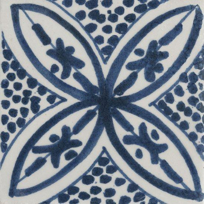 Ceralto Ricordo Marmo Vloertegel - 15x15cm - 10mm - glans - BLU