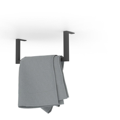 Looox Rail Handdoekhouder 35x14cm - zwart mat