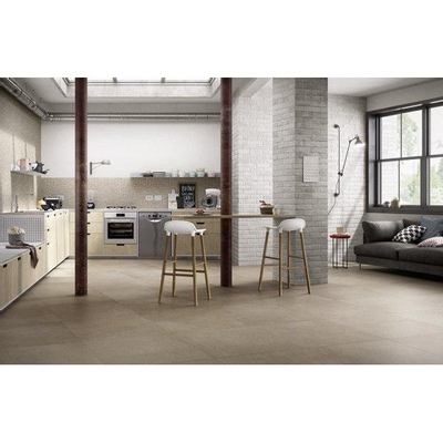 ÉCHANTILLON Ragno Studio Carrelage de sol et de mur 60x60cm 9.5mm rectifié R9 porcellanato Tortora