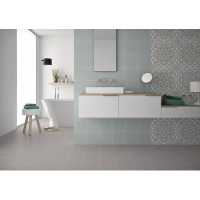 Cifre Ceramica carrelage mural et de sol - 20x20cm - 8.5mm - Carré - Bleu mat