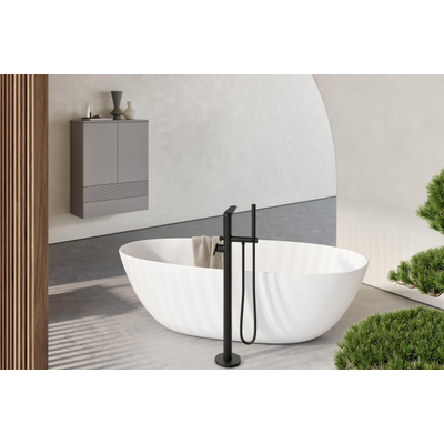 Villeroy & Boch Antao mitigeur de baignoire - montage apparent - noir mat