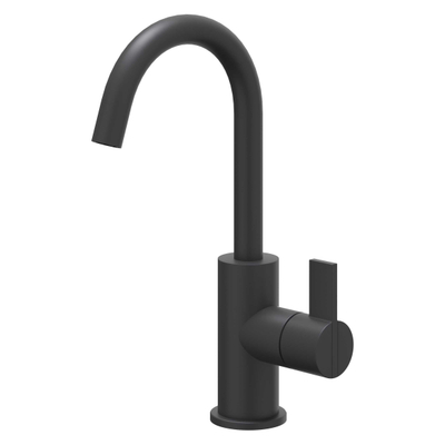 IVY Pact Mitigeur de lavabo - posé - bec pivotant - coldstart - Noir mat PED
