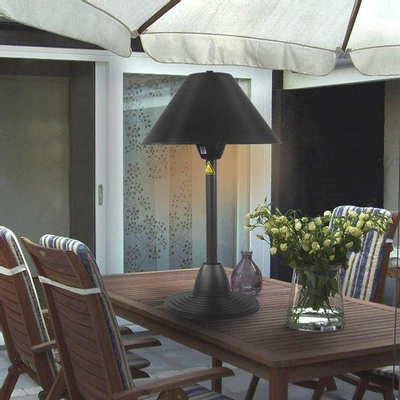 Eurom chauffe-terrasse pd1500 modèle de table 95cm 1500watt anthracite
