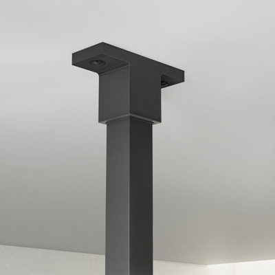 FortiFura Galeria Barre de renfort plafond 125cm pour douche à l'italienne - Gunmetal