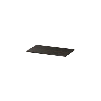 INK Topdeck Wastafelblad - 80x45x2cm - tbv onderkast - MFC - Intens eiken