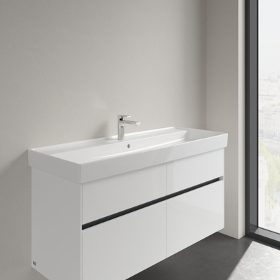 Villeroy & Boch Collaro meubelwastafel - 120x47cm - met overloop - 1 kraangat CeramicPlus - White Alpine (glans wit)