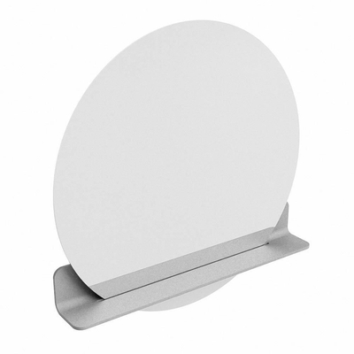 Mondiaz SPOT Miroir de salle de bain - rond 80cm - plan de miroir - couleur Plata