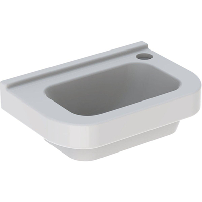 Geberit 300 Basic Lave-mains avec trou de robinet droite 36x25x15cm Blanc