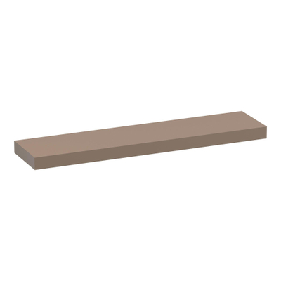 BRAUER Creek plan vasque suspendu - 200x50x10cm - moka mat