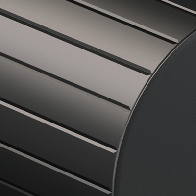 BRAUER Stripe Robinet d'arrêt d'angle - noir mat