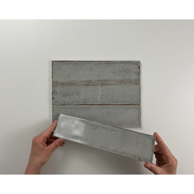 ÉCHANTILLON Terravito Dalmira carreau mural - 7,5x30cm - 8,6mm - Rectangulaire - Alchimia Pearl