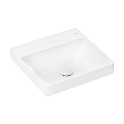 Hansgrohe Xelu Q wastafel - 50x48x8cm - zonder kraangat - inbouw - wit