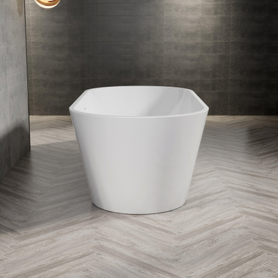 FugaFlow Eccelente Calma Baignoire îlot - 180x80x58cm - avec évacuation - acrylique - blanc brillant