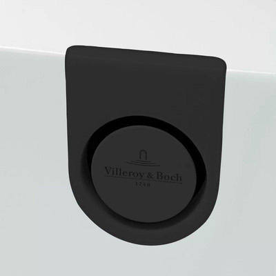 Villeroy & boch badwaste met toevoer voor oberon 2.0 black matt