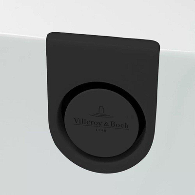 Villeroy & Boch bonde de baignoire avec alimentation pour Oberon 2.0 black matt