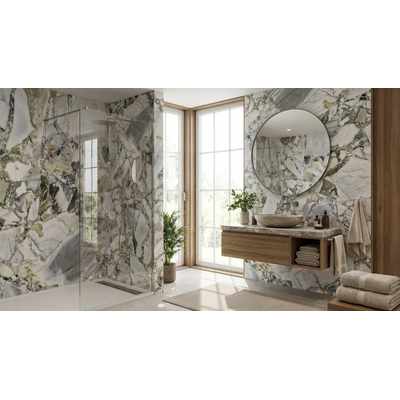 Energieker White Beauty carreau mural et de sol - 120x120cm - 9mm - rectifié - gris foncé