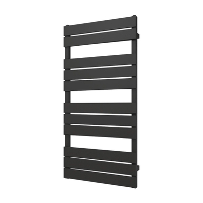 Plieger Genua designradiator horizontaal 1120x550mm 558W zwart