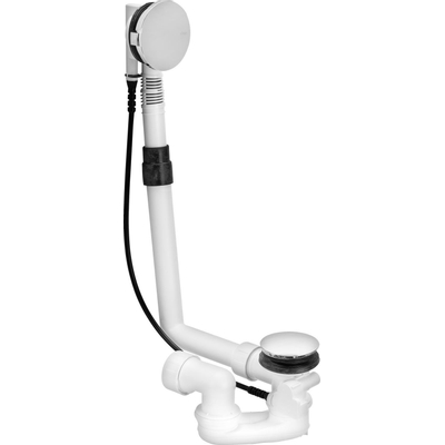 Viega Multiplex évacuation de baignoire et combinaison de trop-plein avec bonde pour baignoire standard chrome