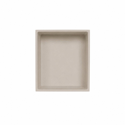 FugaFlow Eccelente Acces Niche Apparente - 30x30x10cm - solid surface - beige mat